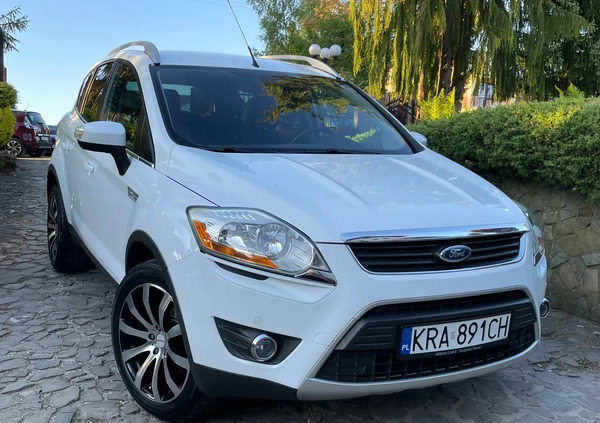 Ford Kuga cena 33900 przebieg: 180000, rok produkcji 2009 z Trzebnica małe 596